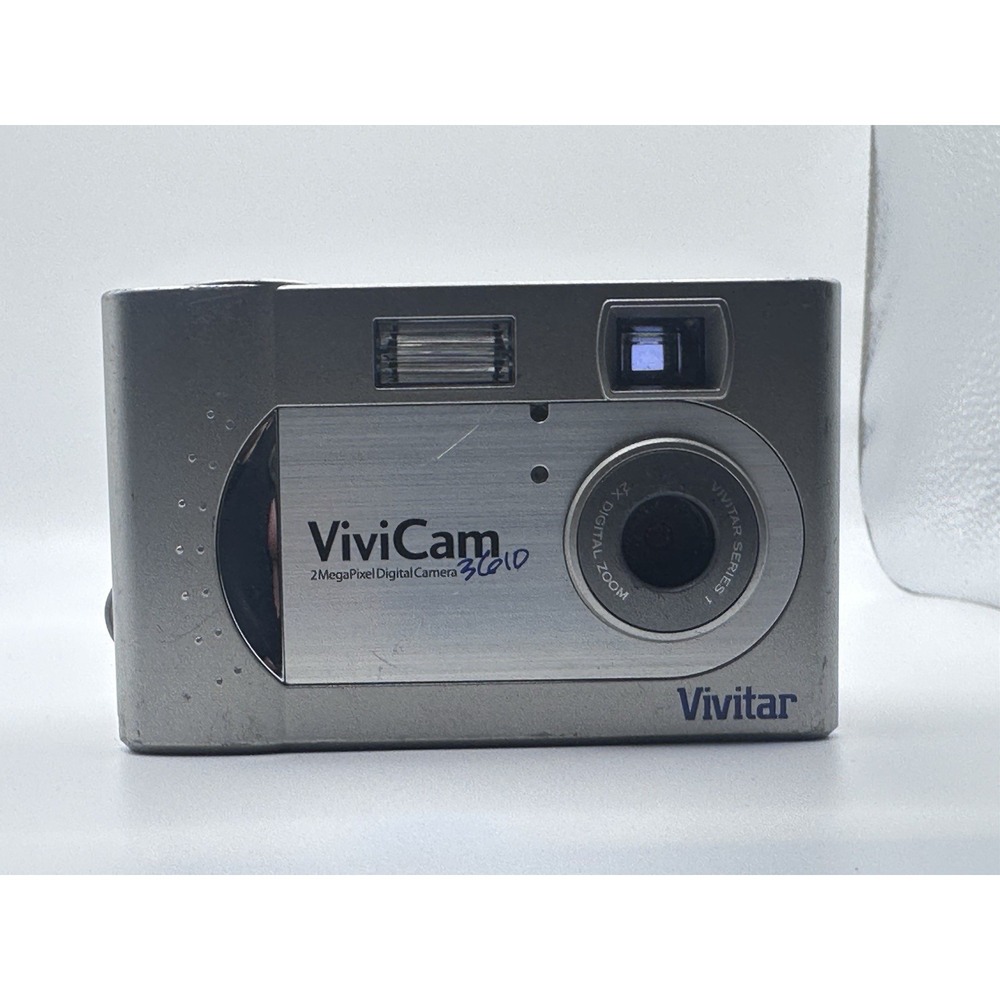 Vivitar ViviCam 3610 2MP Digital Camera Untested As Is For Parts/repair